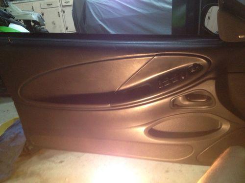 99-04 mustang gt convertible dark charcoal door panels