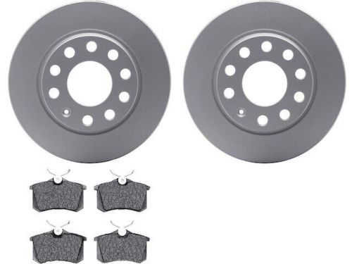 Rear brake pad and rotor kit 49bnwk62 for a4 2000 2001 2002 2003 2004 2005 2006