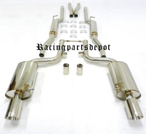 Obx dual catback exhaust 05-06 audi s4 v8 4.2l b6