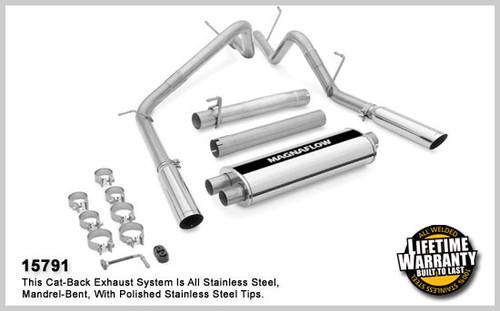 Magnaflow 15791 dodge truck ram 2500 truck stainless catback performance exhaust