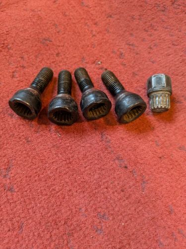 Used mini locking wheel bolt / nut full set (m12 x 1.25) with key for r50 r53 #1