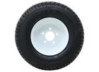 Kenda 205/65-10 bias trailer tire with 10&#034; white wheel - 5 on 4-1/2-load range d