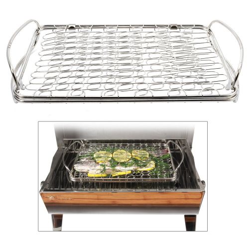 ​kuuma stainless steel fish basket - dishwasher safe bbq grill accessory