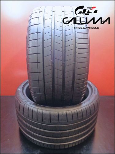 2 two tires high tread pirelli 315/30/21 zr p zero oem n1 porsche 2018  #50663