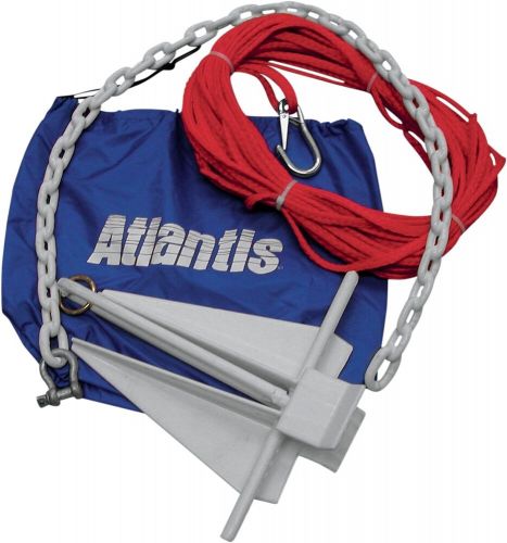 Atlantis anchor with bag 6 1/2 lb jet boat anchor #a2388bl