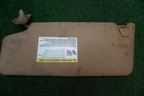 2011 ford f150 driver side sun visor oem 1 peice