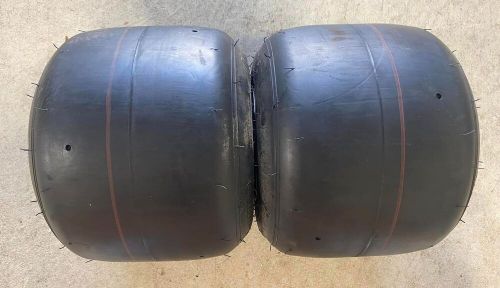 2 new old stock mg tires 11 x 7.10 -5 tires wheel go kart racing cart drift