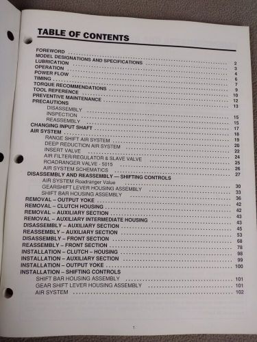 Eaton fuller service manual form 209 ro march 1990 rt-7608ll series