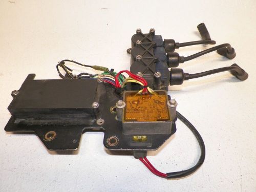 Force 90hp outboard motor switch box, coils, rectifier &amp; bracket