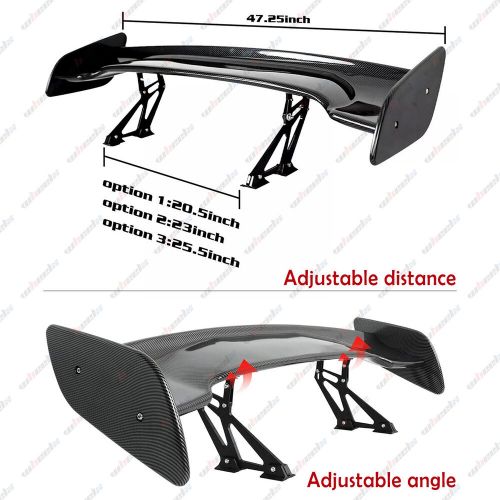 For honda civic si coupe 10th gen carbon 46&#034; rear trunk spoiler gt racing wing