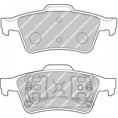 Ferodo fcp1540h ds2500 pads (focus st225 rear)