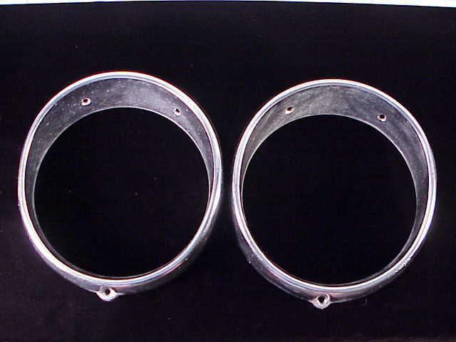 2 1965 falcon headlight door bezels futura sprint ranchero convertible hardtop