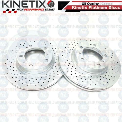 For porsche 911 996 997 carrera front drilled brake discs brembo pads wire