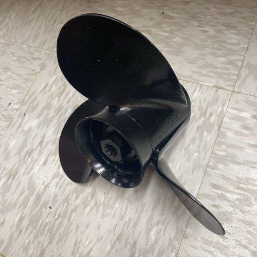 Used mercury 48-19640 -13 outboard boat motor propeller 10 spline 9.9 to 25 hp