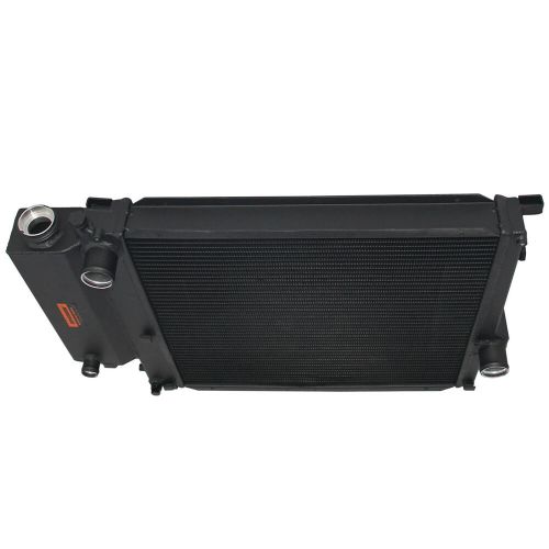 Spawon black radiator for bmw 318i 318is 318ti z3 1991-2000 l4 l6 3row mt