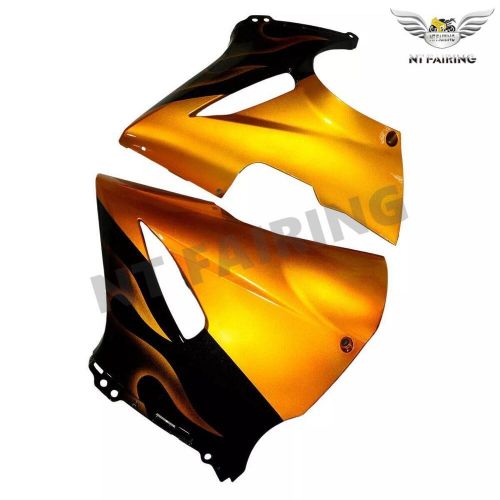 Ms injection gold flame fairing fit for kawasaki ninja 2006 2008 650r a019