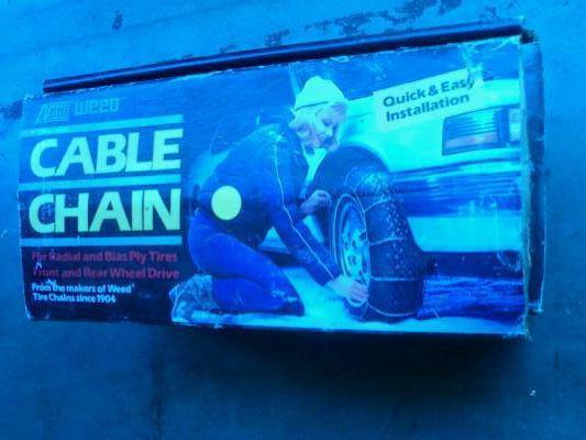Snow/tire cable chains, acco weed #1026