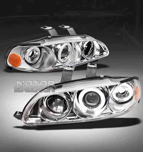 1992-1995 honda civic 2/3dr ccfl halo projector head light lamp 1993 1994 corner