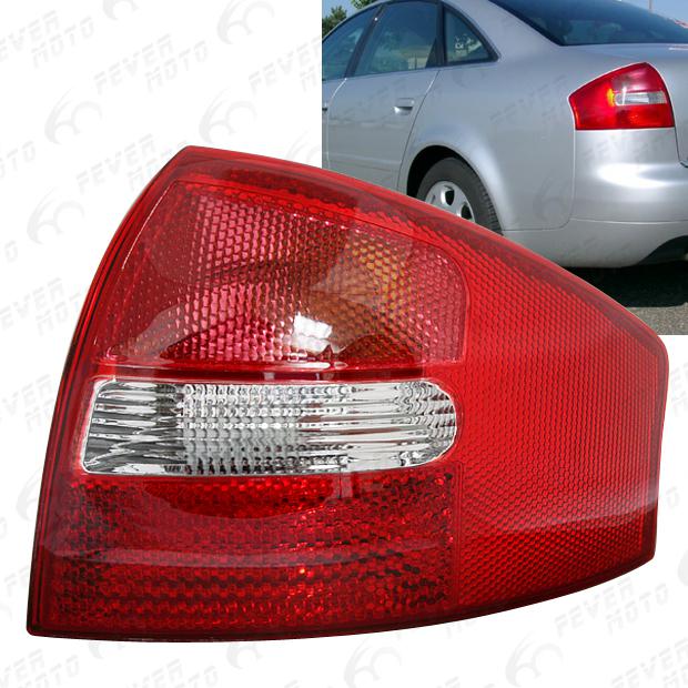 Fm for audi a6 c5 1998-2004 right passenger side red clear rear tail light lamp