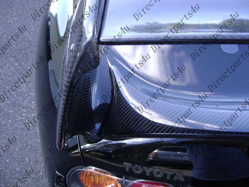 Toyota 93-98 mkiv supra trd stye carbon trunk spoiler combo