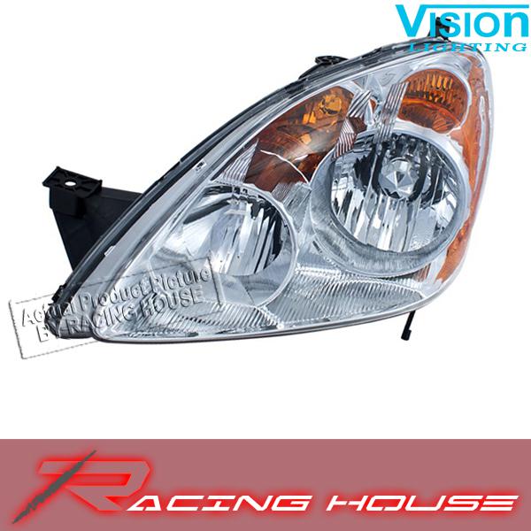 L/h headlight driver side lamp kit unit 2005-06 honda crv cr-v japan built