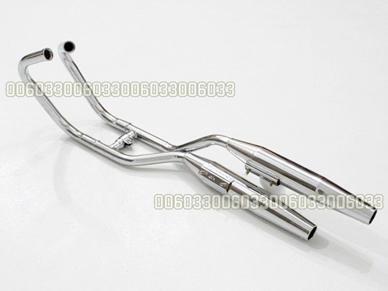 One side muffler exhaust system fit honda rebel 250 cmx250 cmx 250 85-09 86 87 