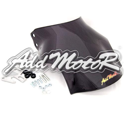 Motorcycle windscreen windshield fit cb400 black ws1154