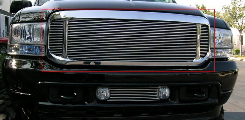 Fit:99-04 ford f250/f350 excursion billet grille grill combo