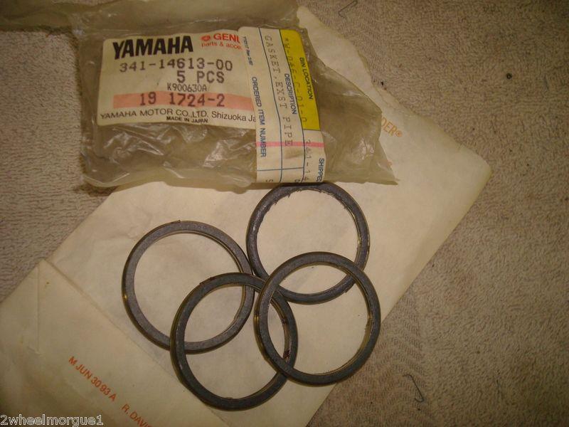 Yamaha nos exhaust gaskets 341-14613-00 xs750 xs1100 xs2 