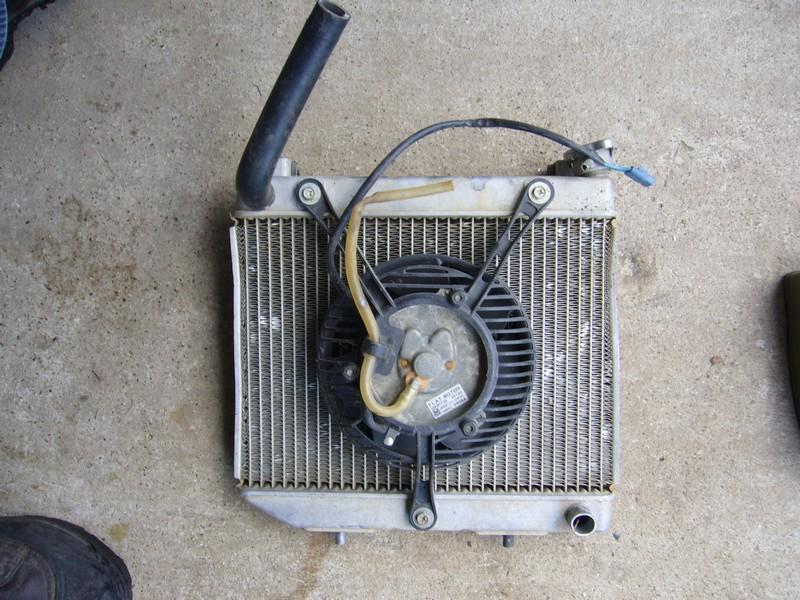 06 08 honda trx450r trx 450r 450 r radiator w fan coolant 