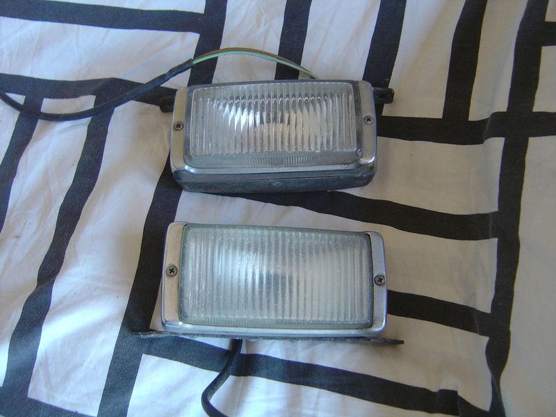 Mercedes 107 380 500 560 300 sl bumper bosch fog lights 560sl 420 350 450 500sl