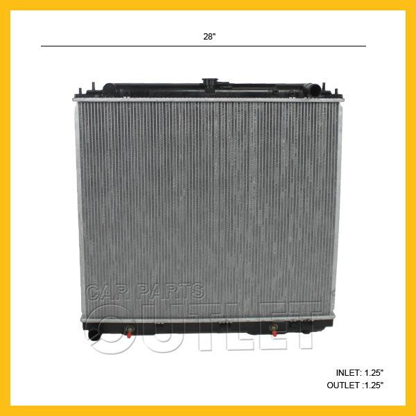 New radiator 05-09 frontier 4.0 v6 a/t 05-10 xterra pathfinder 4.6 5.6 v8 auto