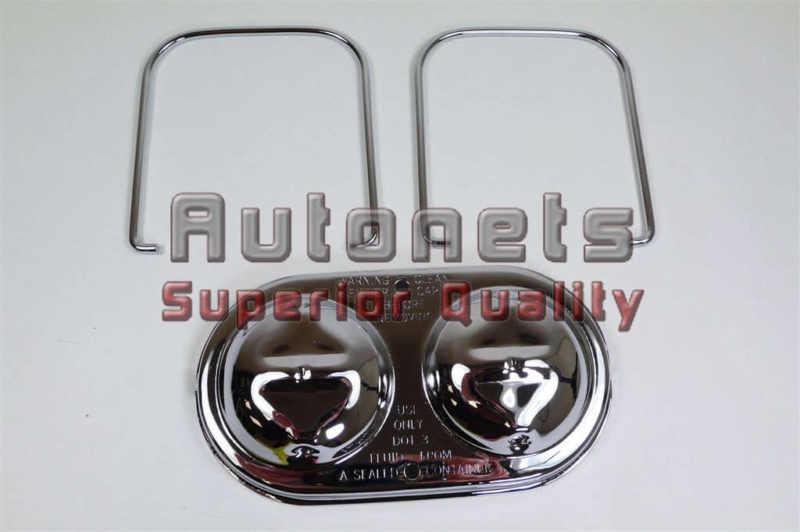 Chrome steel 70-80 gm chevy brake master cylinder cover dual bail cap rat rod