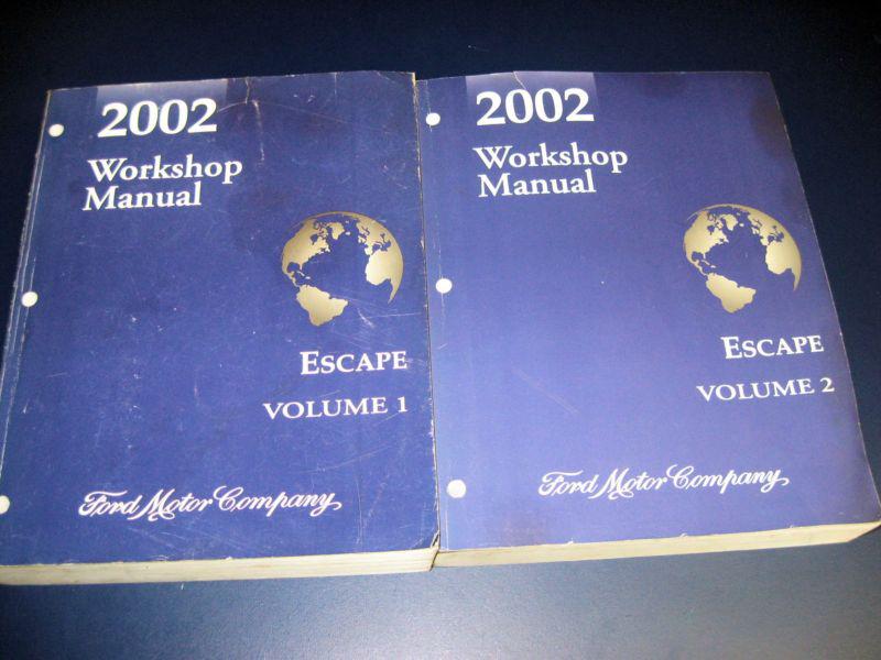 Genuine 02 ford escape service shop workshop repair manual 2002 truck