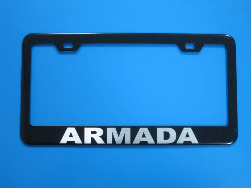 Nissan "armada" black license frame 1pc