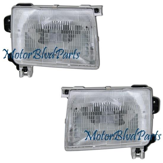 98-00 frontier oe style headlight headlamps left+right