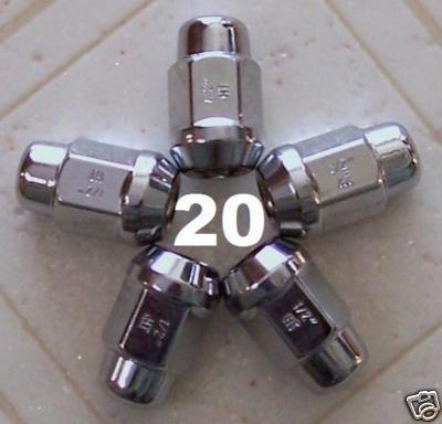 Wheel lug nuts 7/16x20 camaro nova firebird 442 gto gs chevelle k10 k1500 blazer