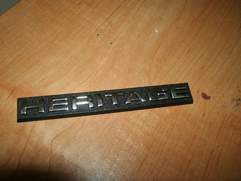 Saleen ford mustang h302 h-302 heritage trunk decklid taillight panel emblem new