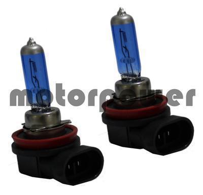 H8 55 w watt white fog lamp 12v xenon halogen #w1 headlight 2 pc light bulbs