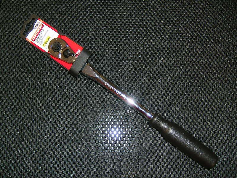 New - craftsman  #44836 3/8'' drive flex head ergo comfort plastic grip ratchet