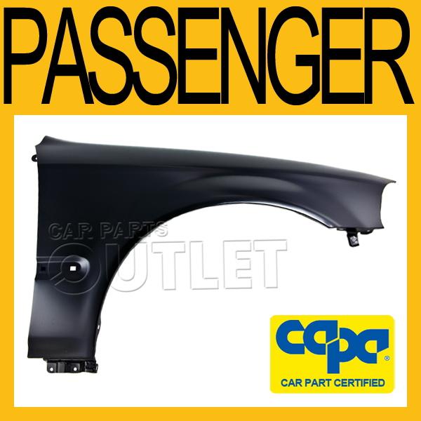 1996-1998 honda civic passenger side front fender primed steel dx sedan capa rh