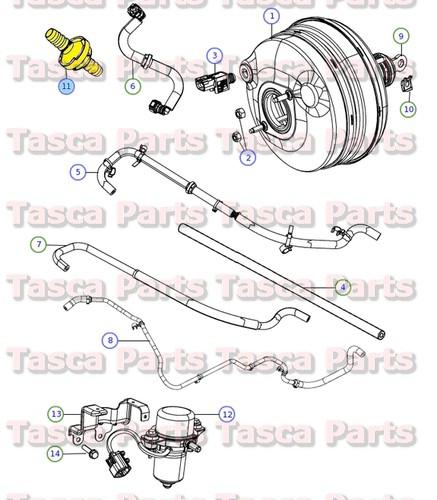 Oem brake hose inline check valve grand cherokee durango charger ram 1500 300