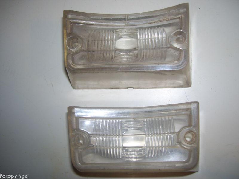 1960-61 rambler reverse light lens pair - arbo -   -  nra52