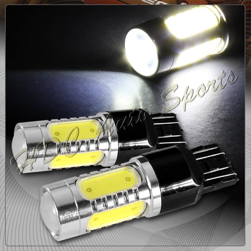 2x universal cree t20 wedge white led 11w projector reverse back up light bulbs