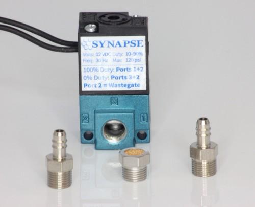 Synapse boost control solenoid kit 1/8 npt & filter adapters included