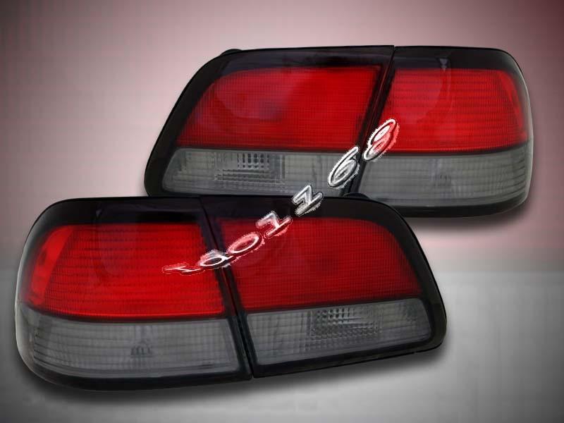 1997 1998 1999 nissan maxima altezza tail lights red smoke brake lamps 4 pieces