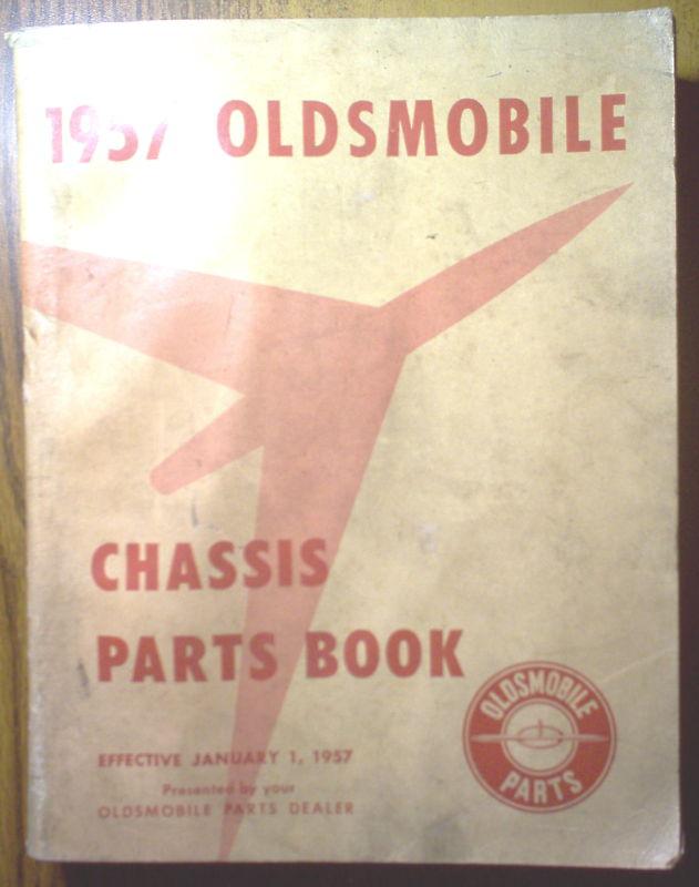 1957 oldsmobile chassis parts book catalog master manual oem gm 1933?-1957