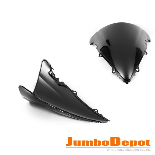 Motorcycle wind shield wind screen for 2003-2005 yamaha yzf r6 black