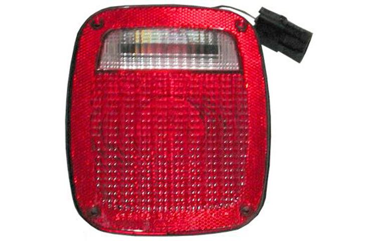 Right passenger side replacement tail light lamp 91-06 jeep wrangler 56018648ad