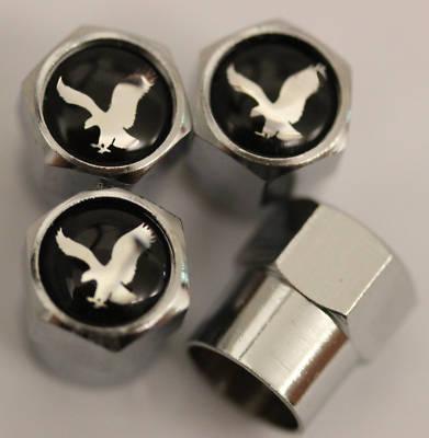 Eagle tire valve caps racing suv sports 4x4 dodge ford chevrolet free shipping